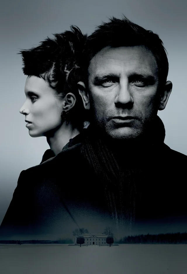 film poster from the girl with the dragon tattoo